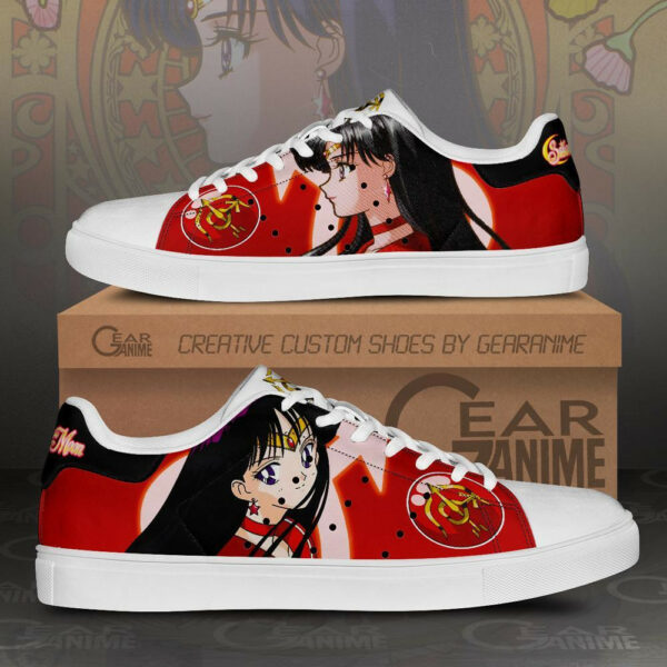 Sailor Mars Skate Shoes Sailor Anime Custom Sneakers SK10 1