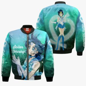 Sailor Mercury Ami Mizuno Hoodie Sailor Moon Anime Merch Clothes 9