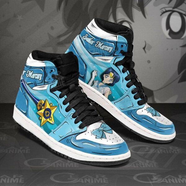 Sailor Mercury Shoes Custom Anime Sailor Sneakers 2