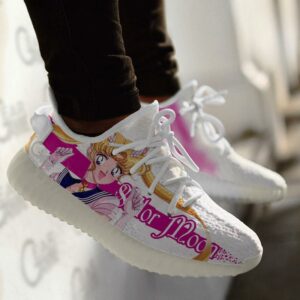 Sailor Moon Shoes Pink Custom Anime Sneakers SA10 6