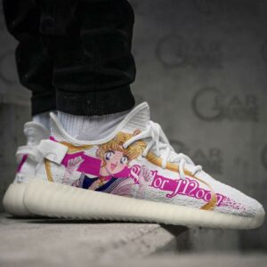 Sailor Moon Shoes Pink Custom Anime Sneakers SA10 7