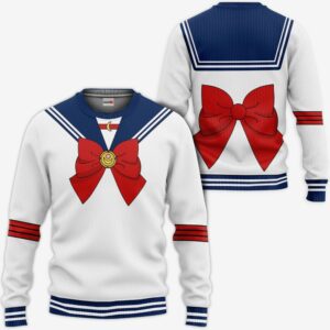Sailor Moon Uniform Hoodie Shirt Sailor Anime Zip Jacket 7