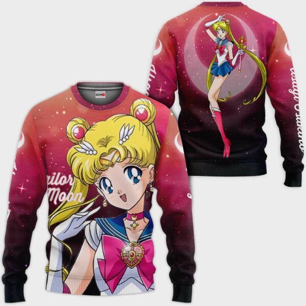 Sailor Moon Usagi Tsukino Hoodie Custom Sailor Moon Anime Shirts 2