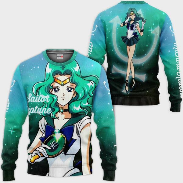 Sailor Neptune Michiru Kaioh Hoodie Sailor Moon Anime Merch Clothes 2