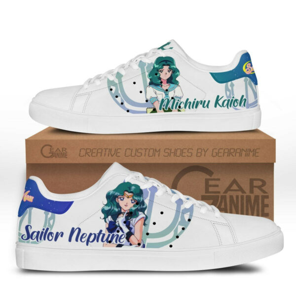 Sailor Neptune Skate Shoes Custom Sailor Anime Sneakers 1