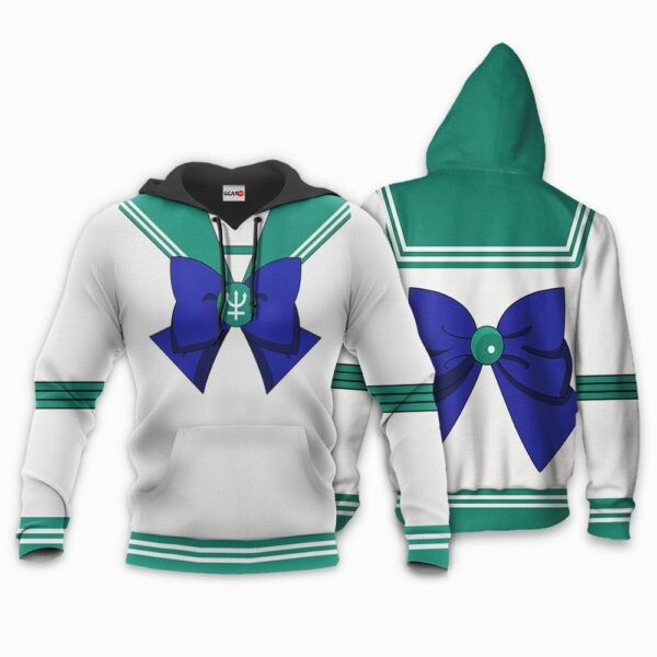 Sailor Neptune Uniform Shirt Sailor Moon Anime Hoodie Jacket 3