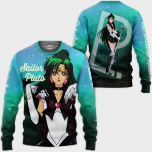 Sailor Pluto Setsuna Meioh Hoodie Sailor Moon Anime Merch Clothes 7