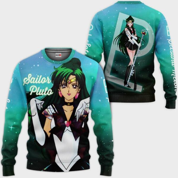 Sailor Pluto Setsuna Meioh Hoodie Sailor Moon Anime Merch Clothes 2