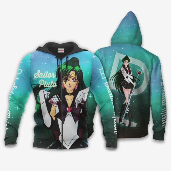 Sailor Pluto Setsuna Meioh Hoodie Sailor Moon Anime Merch Clothes 1