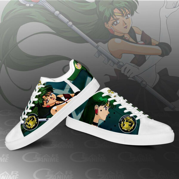 Sailor Pluto Skate Shoes Sailor Moon Anime Custom Sneakers SK10 3