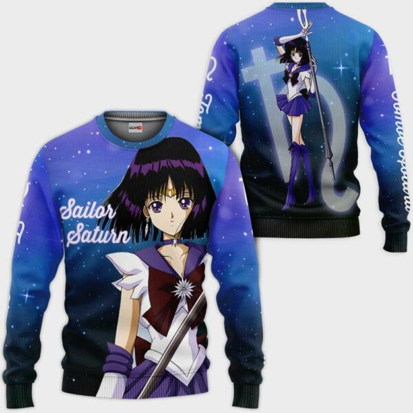 Sailor Saturn Hotaru Tomoe Hoodie Sailor Moon Anime Merch Clothes 2