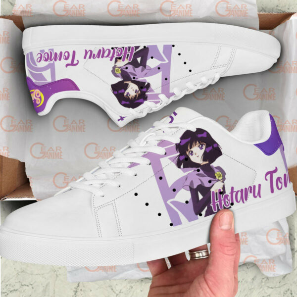 Sailor Saturn Skate Shoes Custom Sailor Anime Sneakers 2