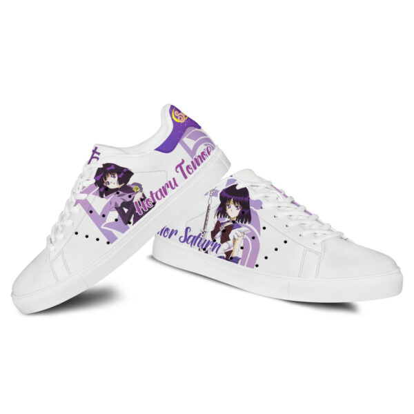 Sailor Saturn Skate Shoes Custom Sailor Anime Sneakers 3