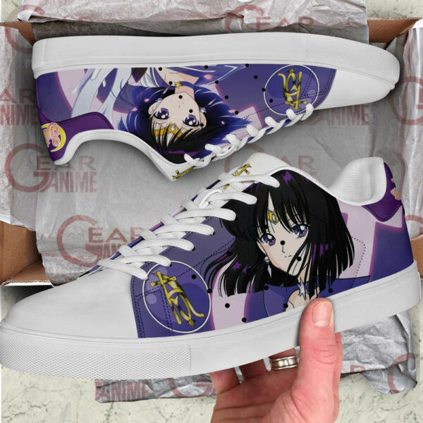 Sailor Saturn Skate Shoes Sailor Anime Custom Sneakers SK10 2