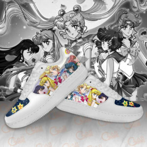 Sailor Team Sneakers Custom Sailor Anime Shoes PT10 7