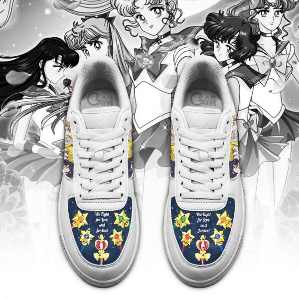 Sailor Team Sneakers Custom Sailor Anime Shoes PT10 2