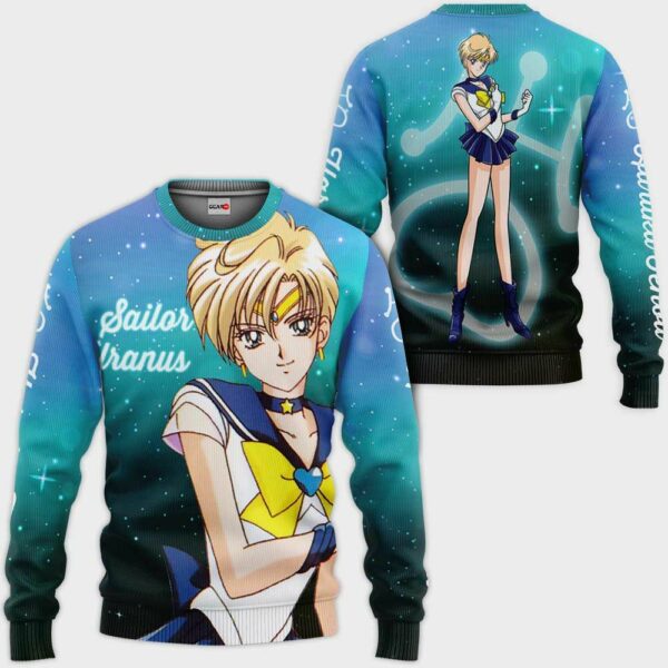 Sailor Uranus Haruka Tenoh Hoodie Sailor Moon Anime Merch Clothes 2
