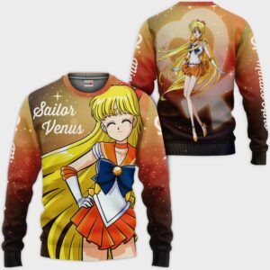 Sailor Venus Minako Aino Hoodie Sailor Moon Anime Merch Clothes 7