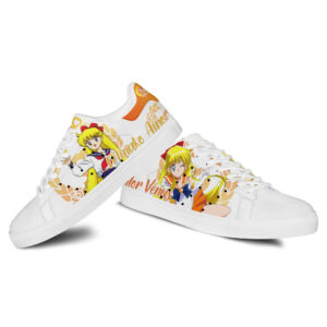 Sailor Venus Skate Shoes Custom Sailor Anime Sneakers 6