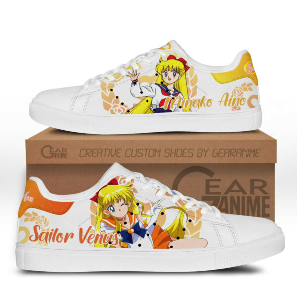 Sailor Venus Skate Shoes Custom Sailor Anime Sneakers 1