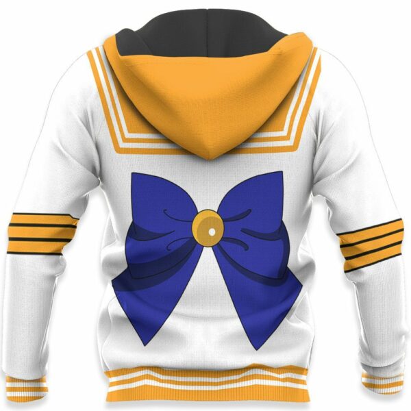Sailor Venus Uniform Hoodie Shirt Sailor Moon Anime Zip Jacket 5