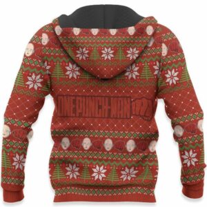 Saitama Oppai Ugly Christmas Sweater OPM Anime Xmas 12