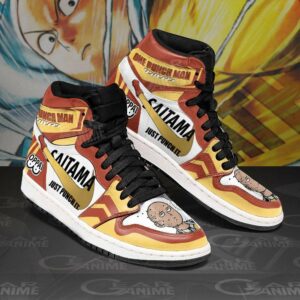 Saitama Shoes Just Punch It One Punch Man Anime Sneakers MN10 7