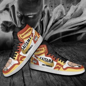 Saitama Shoes Just Punch It One Punch Man Anime Sneakers MN10 8