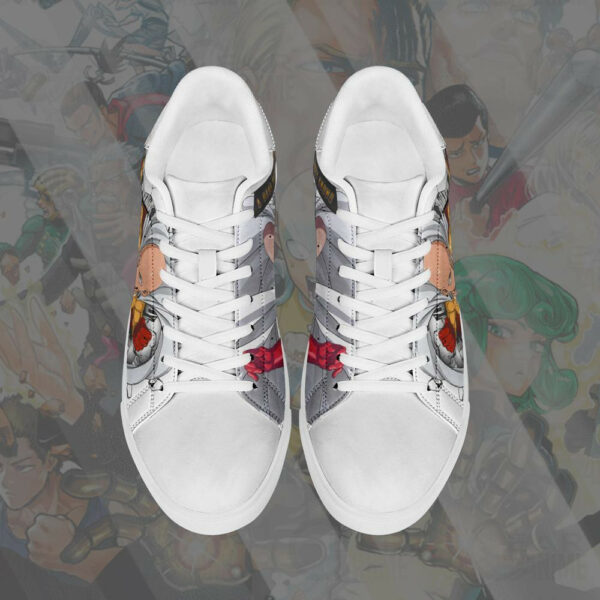 Saitama Skate Shoes One Punch Man Custom Anime Sneakers SK11 3
