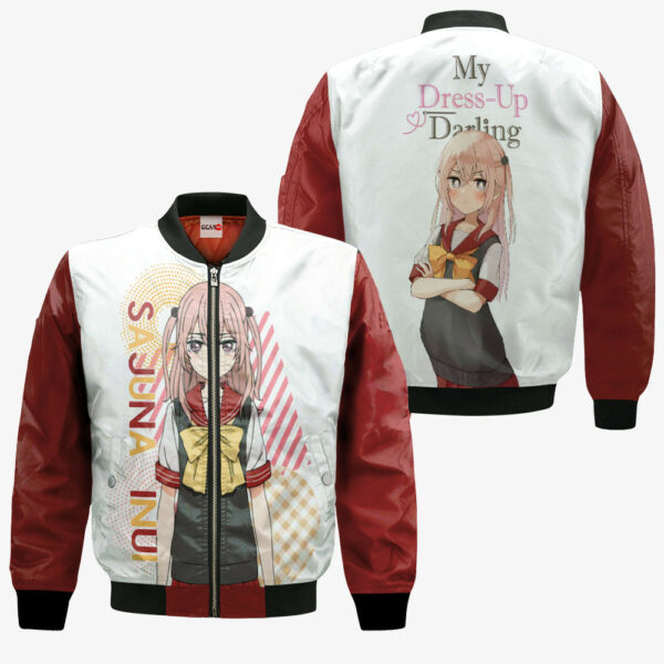 Sajuna Inui Hoodie Custom My Dress Up Darling Anime Merch Clothes 4