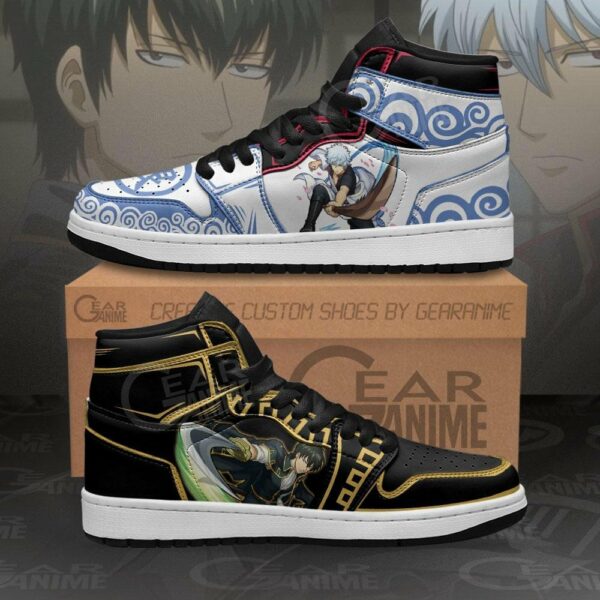 Sakata Gintoki and Toshirou Hijikata Shoes Gintama Anime Sneakers 1