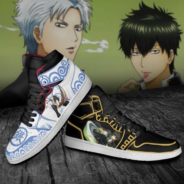 Sakata Gintoki and Toshirou Hijikata Shoes Gintama Anime Sneakers 3