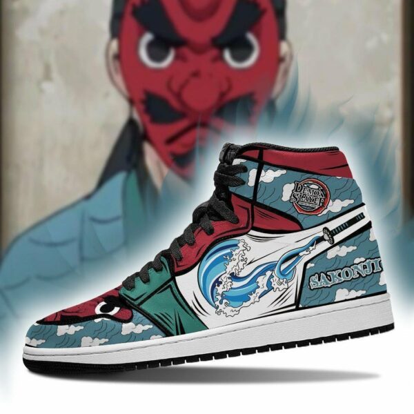 Sakonji Shoes Custom Water Breathing Anime Demon Slayer Sneakers 3