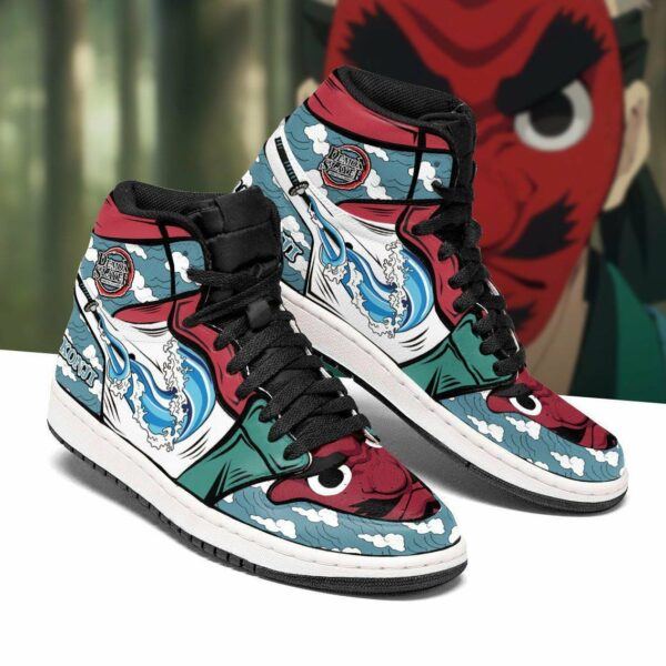 Sakonji Shoes Custom Water Breathing Anime Demon Slayer Sneakers 2