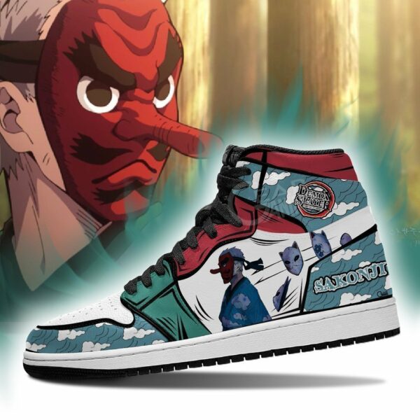 Sakonji Urokodaki Shoes Custom Anime Demon Slayer Sneakers 3