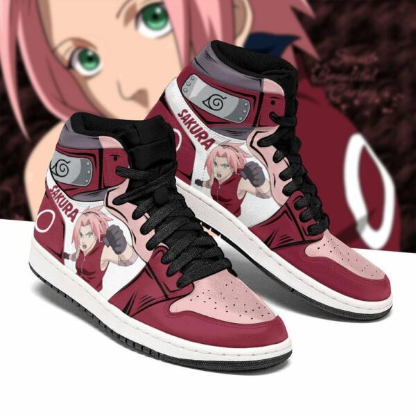 Sakura Haruno Shoes Custom Symbol Anime Sneakers For Fan 1