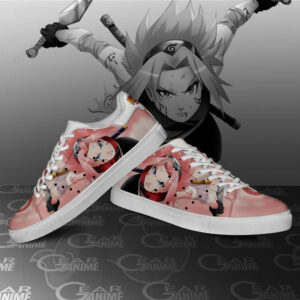 Sakura Haruno Skate Shoes Anime Custom Sneakers SK10 7