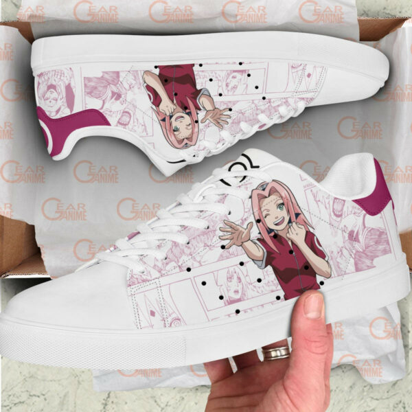 Sakura Haruno Skate Shoes Custom Naruto Anime Sneakers 2
