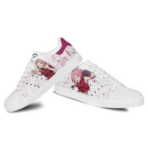 Sakura Haruno Skate Shoes Custom Naruto Anime Sneakers 6