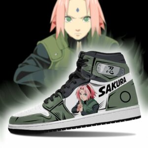 Sakura Haruno Sneakers Uniform Costume Anime Shoes 6