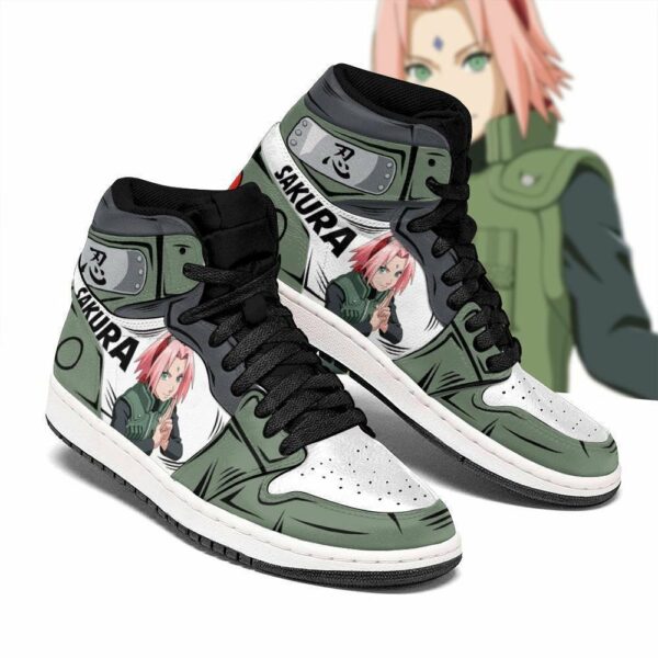 Sakura Haruno Sneakers Uniform Costume Anime Shoes 1