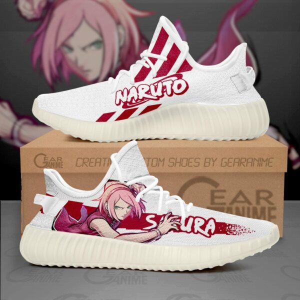 Sakura Haruno Shoes Naruto Custom Anime Sneakers SA10 1