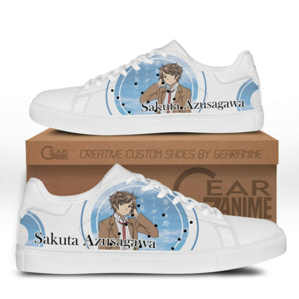 Sakuta Azusagawa Skate Shoes Custom Anime Bunny Girl Senpai Shoes 1