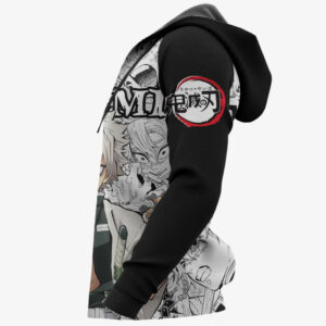 Sanemi Shinazugawa Hoodie Custom Kimetsu Anime Merch Clothes Manga Style 11