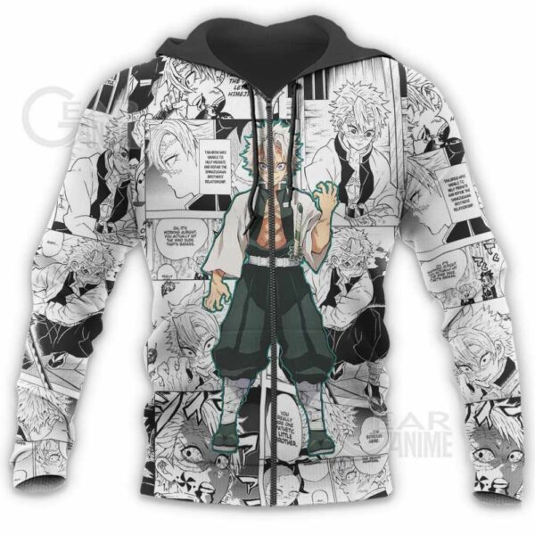 Sanemi Shinazugawa Shirt Kimetsu Anime Mix Manga Hoodie 6