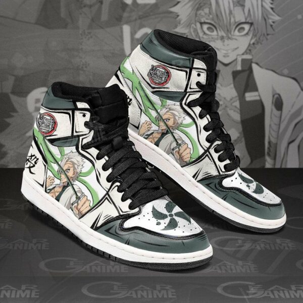 Sanemi Shinazugawa Shoes Custom Demon Slayer Anime Sneakers 2