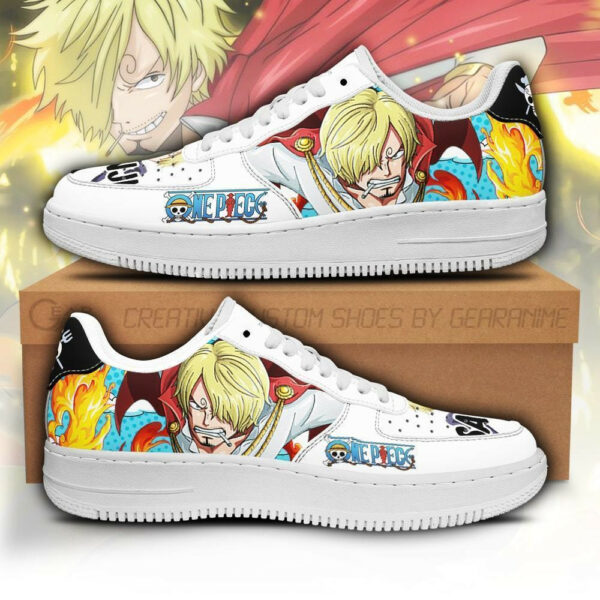 Sanji Air Shoes Custom Anime One Piece Sneakers 1