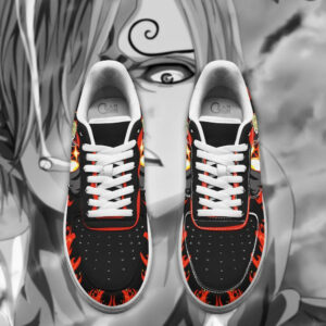 Sanji Black Leg Air Shoes Custom Anime One Piece Sneakers 7