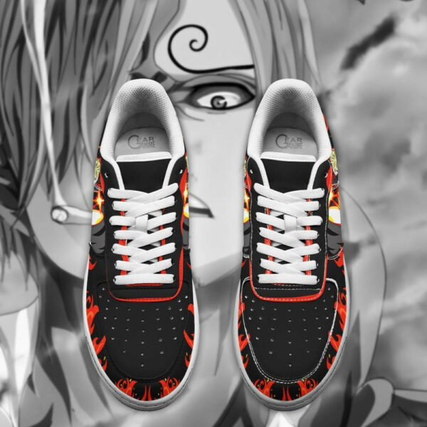 Sanji Black Leg Air Shoes Custom Anime One Piece Sneakers 4