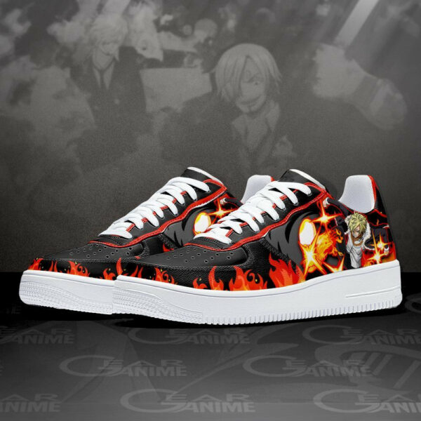 Sanji Black Leg Air Shoes Custom Anime One Piece Sneakers 2